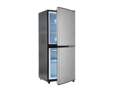 Mini refrigerador-congelador 106L - Doble Zona - 7 temperaturas - acero inoxidable - Okwish