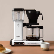 Moccamaster KBG Select, cafetera, cafetera retro, café de filtro, color blanco hueso, 1,25 L