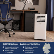 SUNTEC Aire acondicionado portátil Impuls 2.6 Eco R290 – Aire acondicionado móvil y silencioso con tubo de escape – Enfriador y deshumidificador para habitaciones de hasta 34 m² – Refrigeración móvil para hogar y oficina – 9.000 BTU | 2600 vatios