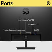 HP V27ie G5 68,6 cm (27") 1920 x 1080 píxeles Full HD Negro