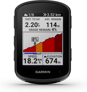 Garmin Edge 540, ciclocomputador GPS compacto con botones, entrenamiento adaptativo específico, navegación avanzada y más
