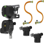 Kit completo de regulador de gas para camping Truma DuoControl CS 30mbar vertical