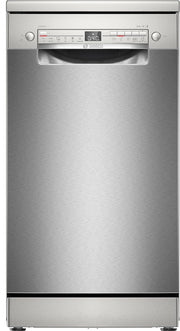 Bosch SPS2HKI58E, Serie 2, Lavavajillas de libre instalación, 45 cm, 10 cubiertos, Home Connect, Acero inoxidable