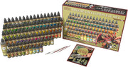 The Army Painter Speedpaint Complete 2.0, Set completo de 90 frascos de pintura acrílica de 18 ml, incluyendo los 3 pinceles esenciales para Warhammer 40k y Dungeons & Dragons