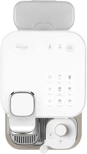 Nespresso De'Longhi EN640.W Gran Lattissima Cafetera de cápsulas con sistema automático de leche, 19 bares de presión, 1400 W, Blanco