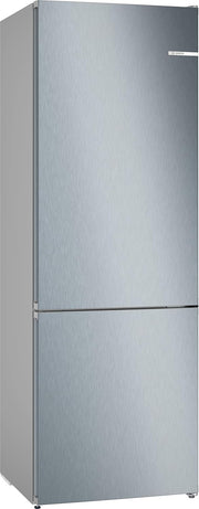 Bosch KGN492LDF - Serie 4, frigorífico combinado de libre instalación, 203 x 70 cm, acero inoxidable