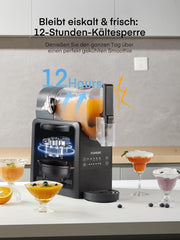 Máquina para granizados FOHERE, 2,6 L para el hogar, granizadora con autolimpieza, sin necesidad de cubitos de hielo y con 5 programas inteligentes, para granizados, cócteles helados, frappés, margaritas y batidos