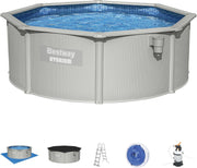Piscina elevada redonda de acero Bestway Hydrium 360 x 122 cm