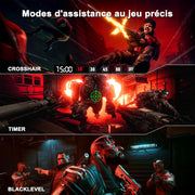 Monitor de juegos Minifire de 27 pulgadas, WQHD (2560×1440p) 200Hz 1ms (OD), pantalla Fast IPS Adaptive Sync HDR, HDMI/DP VESA 100×100mm (MFG27F4Q-200)