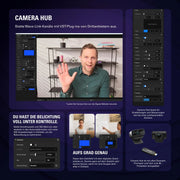 Elgato Facecam 4K, webcam de estudio 4K60, calidad similar a una réflex, sensor Sony STARVIS 2, filtro de lente de 49 mm, HDR sin compresión, USB-C
