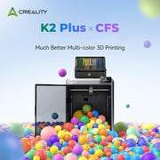 Impresora 3D Creality K2 Plus Combo con sistema de filamento inteligente CFS, doble cámara con IA, impresión de alta velocidad a 600 mm/s, área de impresión de 350 x 350 x 350 mm