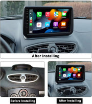 Autorradio GPS RoverOne para Renault Clio 3 2005 2006 2007 2008 2009 2010 2011 2012 2013 2014, Carplay, Android, autorradio, estéreo, Bluetooth, navegación por satélite