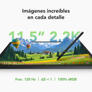 TCL NXTPAPER 11 Plus con funda abatible y lápiz óptico T-Pen, pantalla NXTPAPER 4.0 de 11,5" 2.2K, inteligencia artificial integrada, memoria interna de 256 GB, ampliación de RAM de 8 GB + 8 GB