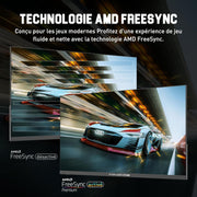 Minifire Monitor Gamer para PC de 24.5 pulgadas, 300Hz, Fast IPS, FHD 1080P, 1ms, 16:9, FreeSync, 120% sRGB, ángulo de visión amplio de 178°, VESA, HDMI 2.0 y DP1.4, cuidado ocular - (MFG25X1 Pro)