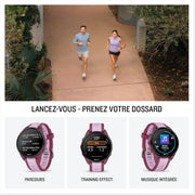 Forerunner 165, Music - Reloj inteligente con GPS para running y pantalla AMOLED – Ciruela/Lila (Reacondicionado)