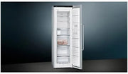 Congelador Siemens GS54NAWCV iQ500, 176 x 70 cm, 327 L, noFrost nunca más volver a descongelar, bigBox espacio para alimentos congelados grandes, varioZone estantes y cajones de cristal flexibles, Blanco
