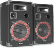 Kit DJ completo VONYX SKYTEC: altavoz de 500 W, potente amplificador de 2 x 250 W con mesa de mezclas