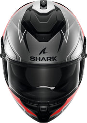 SHARK, Casco de moto integral Spartan GT Pro TORYAN Gris / Rojo ARK, XL