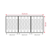 TAINO Basic 6 plus 1 Barbacoa de gas con quemador de acero inoxidable y hornillo lateral para jardín y terraza