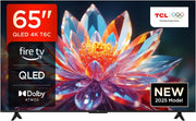 TCL 65T6C Fire TV 65 pulgadas QLED 4K UHD Smart TV, HDR (multiformato), Dolby Atmos, Motion Clarity