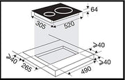 Inducción SAUTER Domino SP I 93 33 B