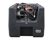 Depósito para coche de 200 L, gasóleo/GNR con bomba de 12 V 40 L/min, depósito de combustible para almacenamiento de gasóleo con estación de llenado y pistola automática