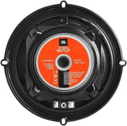 JBL Stage3 607CF Altavoz para coche de 16,5 cm y 2 vías - Set de altavoces Harman Kardon de componentes de 250 vatios con altavoces empotrados sin rejilla y tweeters empotrados
