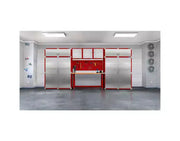 Juego de gabinetes de almacenamiento extra anchos de 2 piezas Seville Classics UltraHD, 60 x 24