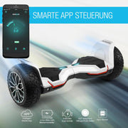 Hoverboard todoterreno premium de 8.5" Bluewheel HX510 SUV, marca de calidad alemana - Modo de seguridad para niños y aplicación - Bluetooth - Potente motor dual - Patinete eléctrico autoequilibrado