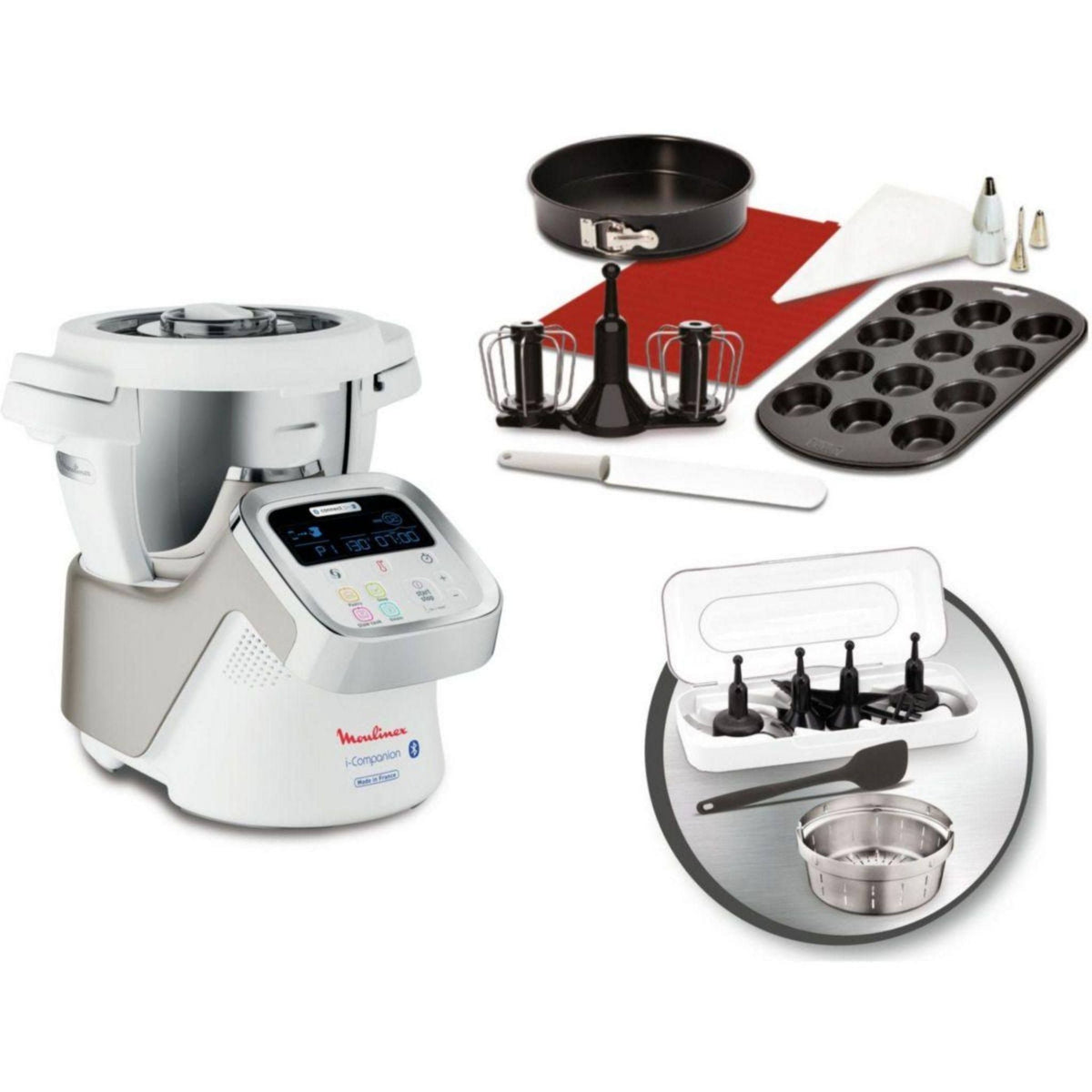 MOULINEX Robot de cocina i-companion YY5264FG + kit de repostería