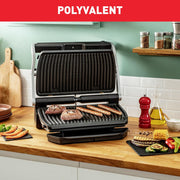 Tefal Optigrill+ XL, parrilla inteligente, 9 programas, modo manual, XL para hasta 8 personas, GC722D16