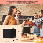 KLARSTEIN Mininevera para bebidas, frigorífico pequeño y silencioso, minibar para interiores, cervezas, vinos, camping, 3 niveles de refrigeración, cosméticos, 0-15 °C, 17 L