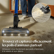 Bissell PowerClean FurFinder, Aspiradora Escoba sin Cable, Motor 200W, Iluminación FurFinder, Cepillo Anti-enredos, Aspiradora sin Cable, Autoportante, Filtro HEPA, Batería Extraíble de 2000 mAh, 40 min, 4089N