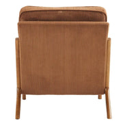 Sillón decorativo tapizado de estilo moderno de mediados de siglo
