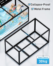 Jaula para hámster BUCATSTATE 3.0: Jaula de metal para ratas y animales pequeños, grande, apilable y de fácil montaje, 120L x 60An x 62Al cm, para roedores, ratones y hámsteres enanos (0,72 m², blanca)