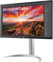 Monitor PC LG Ultrafine™ 27UP850K-W 4K de 27" - Panel IPS con resolución UHD (3840 x 2160), 5ms GtG 60Hz, DisplayHDR™ 400, DCI-P3 95% (CIE1976), modo lectura, inclinable y ajustable en altura