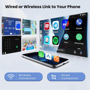 Autorradio Android 15 de 2+64GB para Renault Megane 3 2009-2014, Radio con pantalla táctil de 9 pulgadas, Carplay y Android Auto inalámbricos, Hikity, Bluetooth, Estéreo, WiFi, RDS, USB + Cámara de visión trasera