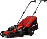 Cortacésped eléctrico Einhell GC-EM 1800/43 (1800 W, ancho de corte de 43 cm, hasta 800 m², caja colectora de 50 L, ajuste centralizado de altura de corte de 20-65 mm)
