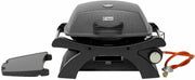 Barbacoa de gas de sobremesa tepro Abington (pequeña), 1 quemador con máx. 3,2 kW de potencia, encendido piezoeléctrico, termómetro, dimensiones aprox. 102 x 46,2 x 38 cm, antracita / negro