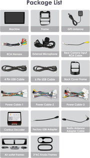 Autorradio Ossuret para Renault Clio 4 (2012-2019), pantalla táctil Android 13 de 10.1 pulgadas, 2+64 GB, navegación GPS con Carplay, Android Auto, WiFi, SWC, Bluetooth y USB