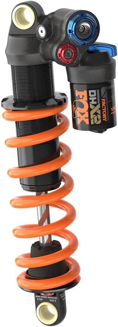 Amortiguador FOX DHX2 Factory 2pos-Adj Métrico 230 x 57.5mm 2023 Ver compatibilidad Bicicleta Unisex-Adulto, Negro, Talla Única
