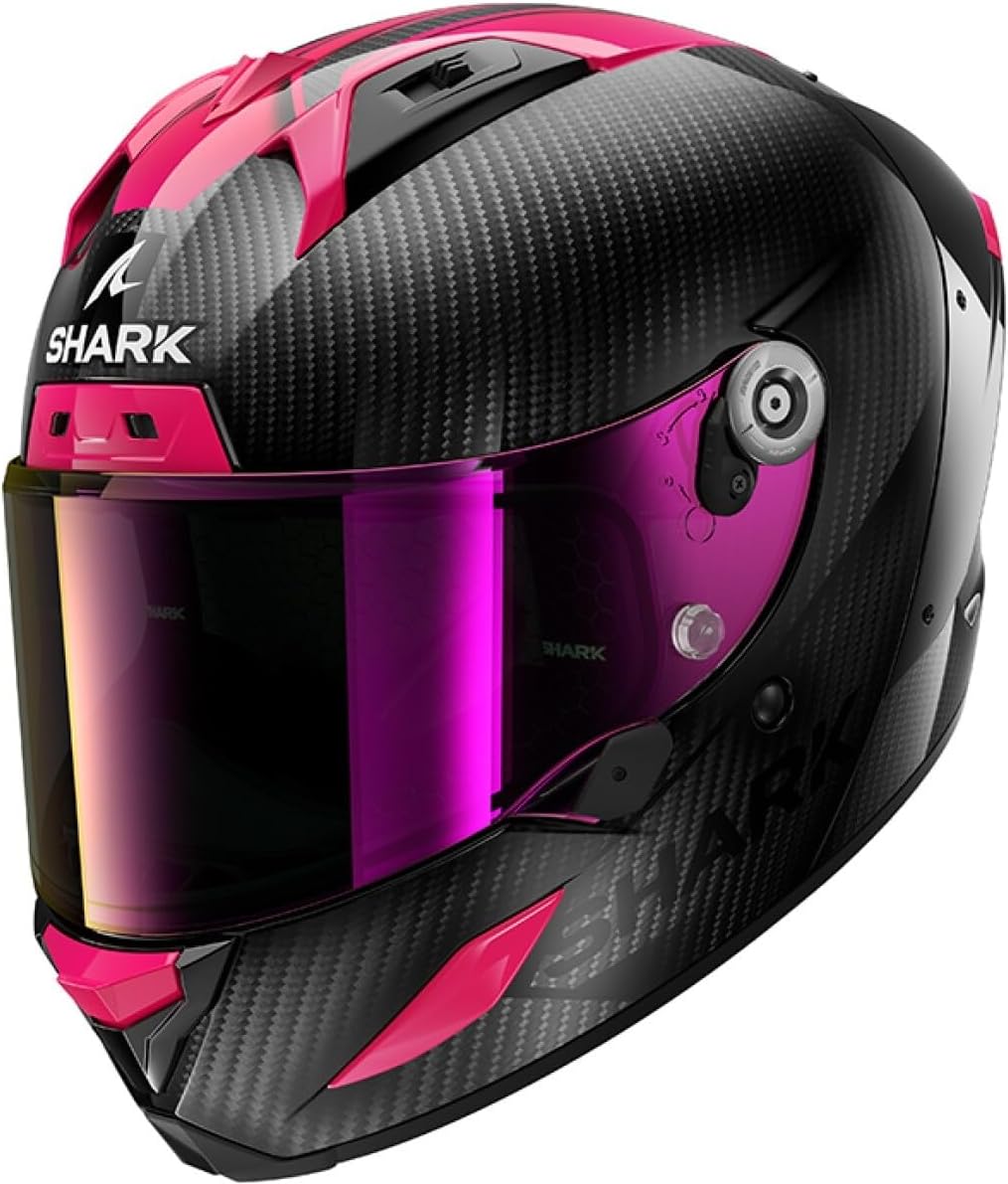 Shark, Casco Moto Integral AERON CARBON SKIN Violeta Azul DVB