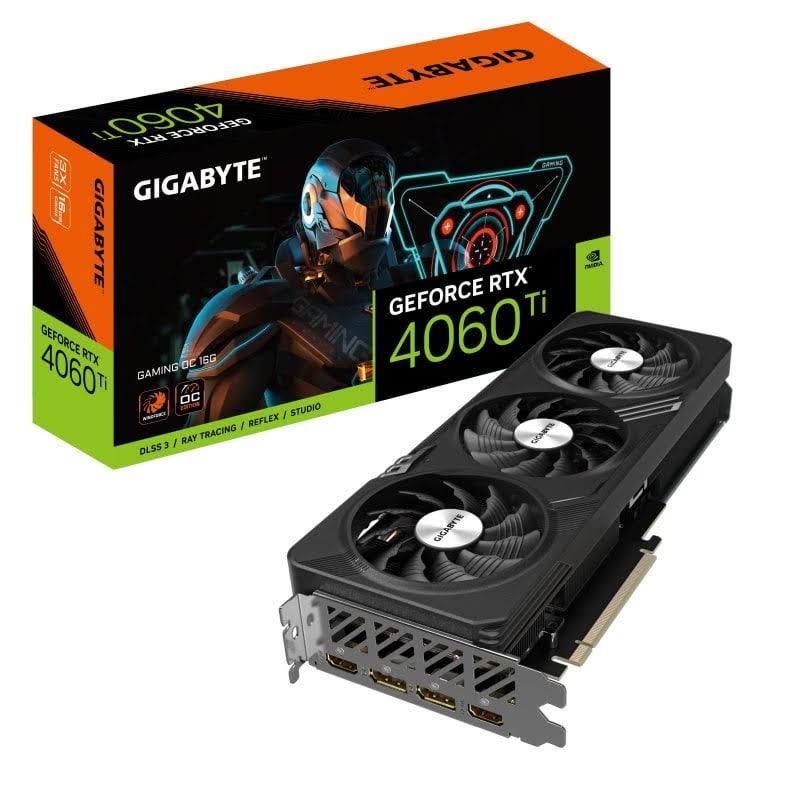 Tarjeta gráfica Gigabyte GeForce RTX 4060 Ti Gaming OC 16 GB GDDR6 DLSS3