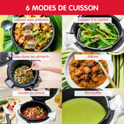 Cookeo+ Connect 200 recetas Blanco, con cucharón incluido