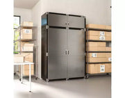 Juego de gabinetes de almacenamiento extra anchos de 2 piezas Seville Classics UltraHD, 60 x 24