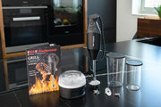Batidora de mano M200 BBQ 98215 200 W 2 velocidades con picadora y juego de accesorios