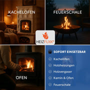 Brikets de madera Nestro XL Blue - Brikets de madera blanda, palé de 960 kg (96x10 kg) - Brikets premium para chimenea, caldera y estufa - Alto poder calorífico, bajo contenido en cenizas y máximo rendimiento energético
