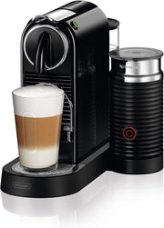 Cafetera De'Longhi Nespresso Citiz EN267.WAE con espumador de leche, función de ahorro de energía, negra