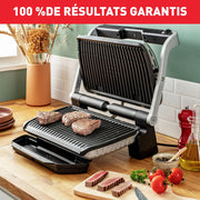 Tefal Optigrill+ XL, parrilla inteligente, 9 programas, modo manual, XL para hasta 8 personas, GC722D16