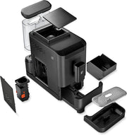 Cafetera superautomática Tchibo Esperto2 Caffè con función para 2 tazas para Caffè Crema y Espresso, Granite Black - INCLUYE set de degustación de café GRATIS